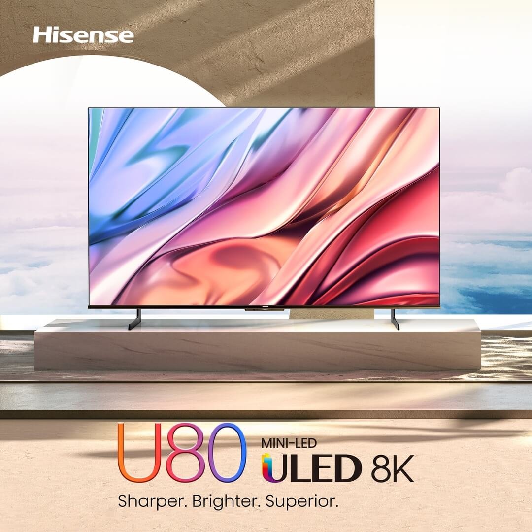 Hisense U80H 75 inch Mini LED 8K ULED Smart Android TV